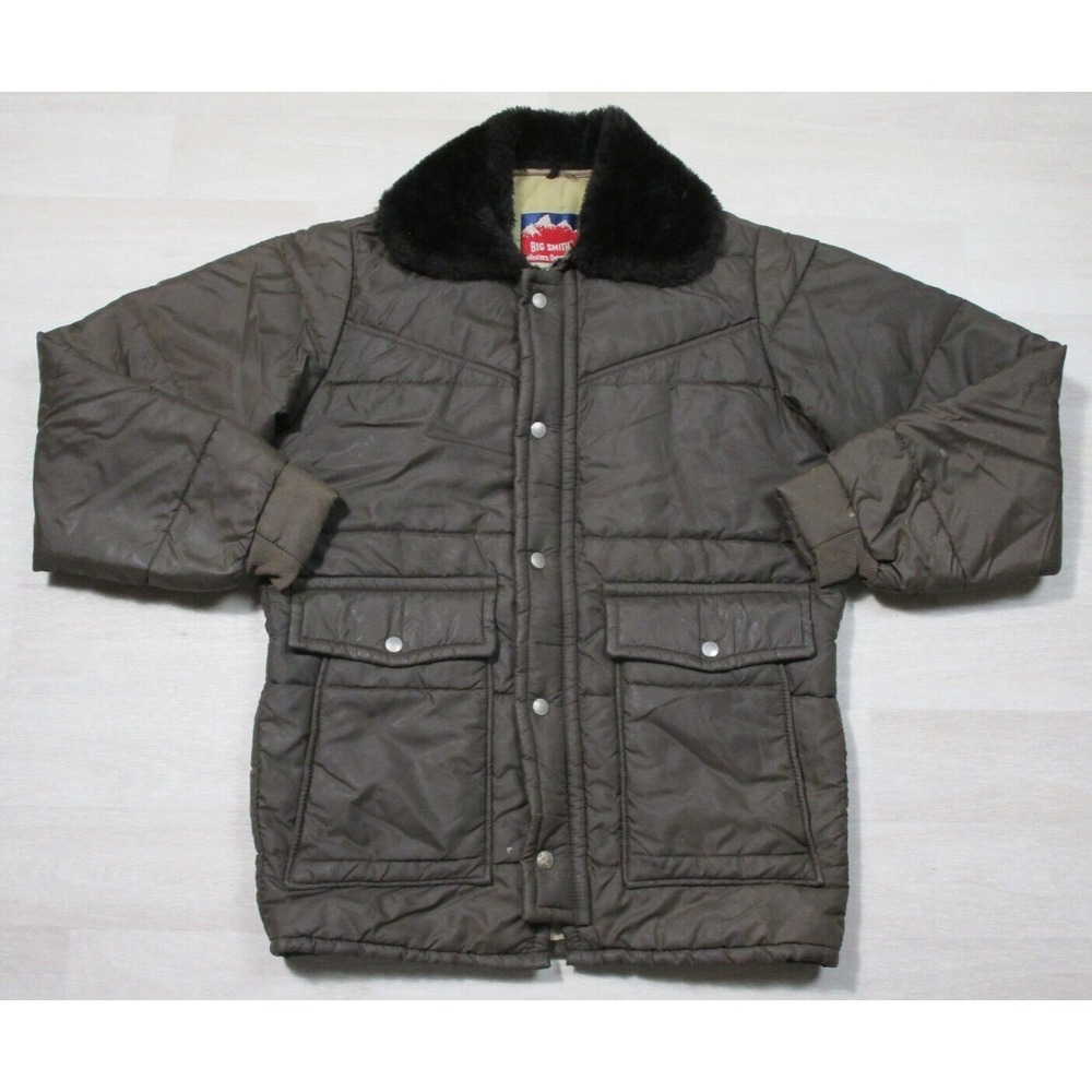 Vintage 1970's Big Smith Western Outerwear Brown Puffer Coat Size (M/L)